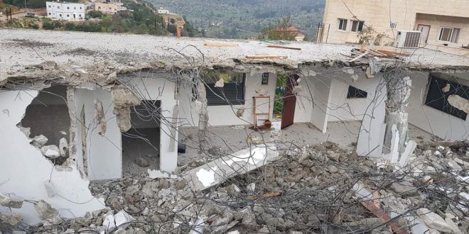 IOF demolish Palestinian home in Al-Walaja village