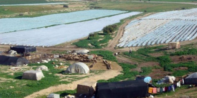 IOF damage water line which provides to 36 families in Jordan valley