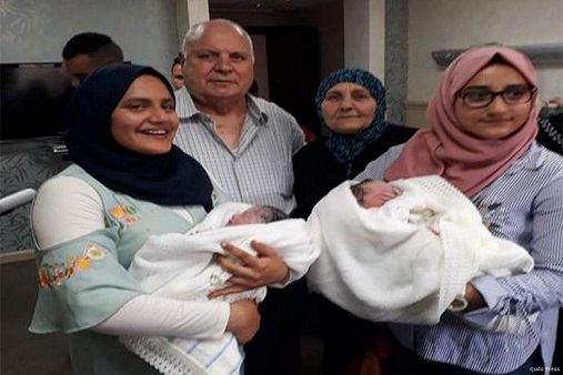 Twins for Palestinian prisoner whose sperm was smuggled out of jail