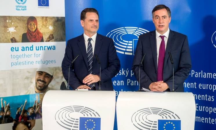 In Brussels, UNRWA, UN and EU Partners Stress Vital Importance of Refugee Education