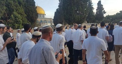 Dozens of settles defile Aqsa Mosque