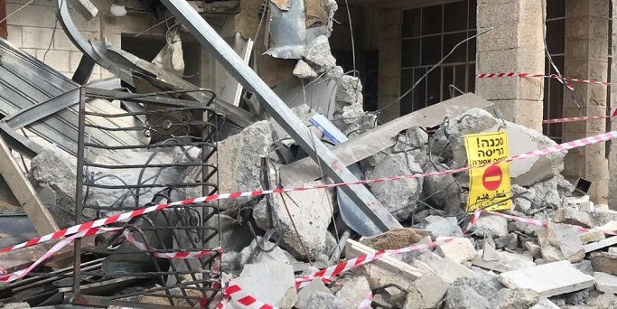 IOF demolish home garage in East Jerusalem