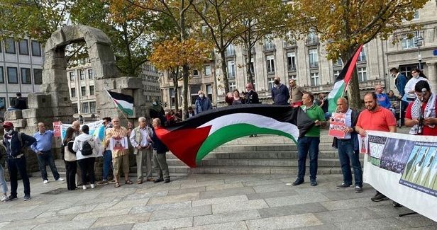 Sit-in staged in Germany in solidarity with Palestinian prisoners