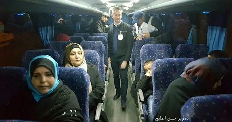 Gazan families head to visit their sons in Nafha prison