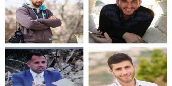MADA condemns Israeli arrest of four Palestinian journalists