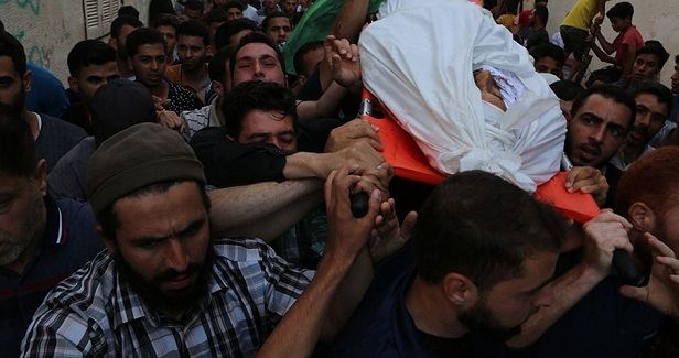 Young man shot at Gaza protest proclaimed dead
