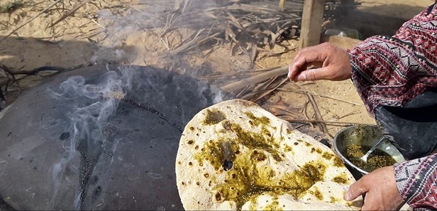 Saj bread: Traditional Palestinian dish prepared during Eid al-Adha
