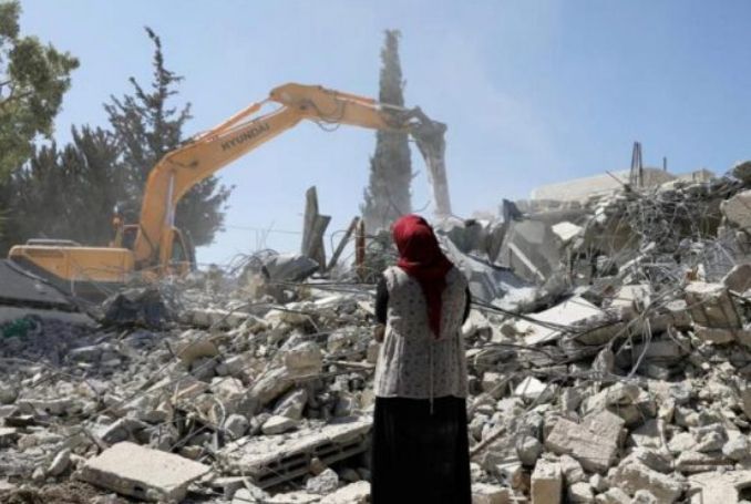 Israeli Forces Demolish Palestinian Property near Jerusalem