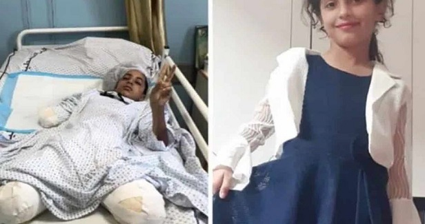 Injured Palestinian girl travels to Türkiye for treatment