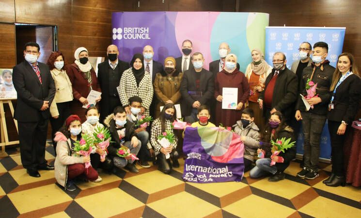 unrwa schools across lebanon awarded prestgious international school award for excellence in global education