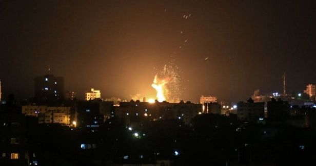Resistance post in northern Gaza bombed in Israeli aerial attack