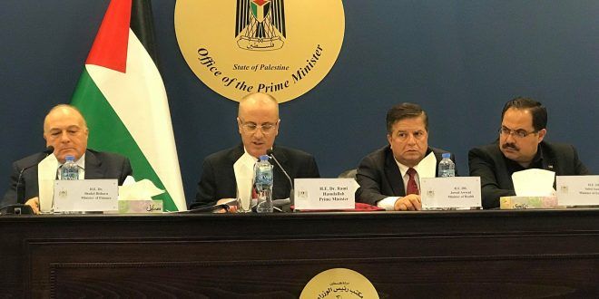 Hamdallah stresses rejection of U.S. peace deal, calls for reconciliation