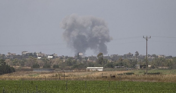 Palestinian injured in Israeli air raid on Gaza