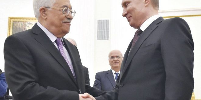Following meeting with Abbas: Putin to deliver Palestinian message to Trump