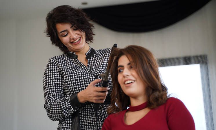 Hairdressing promoting empowerment in Lebanon: EU support galvanizes success