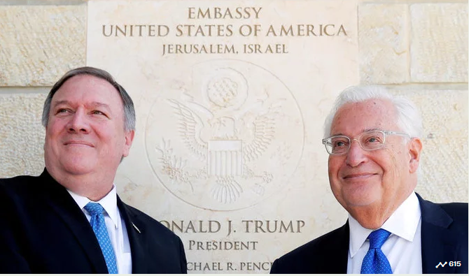 Israel has �right� to annex West Bank land, says US ambassador
