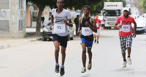 200 runners participate in March of Return marathon in Gaza