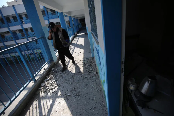 Israel strikes school in Gaza refugee camp