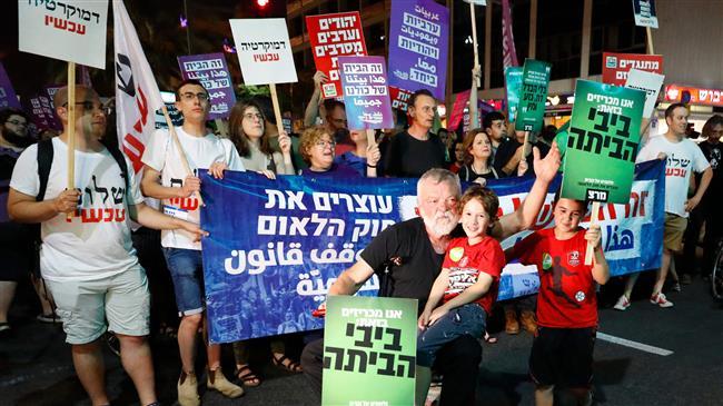 Thousands protest Israels racist nation-state law