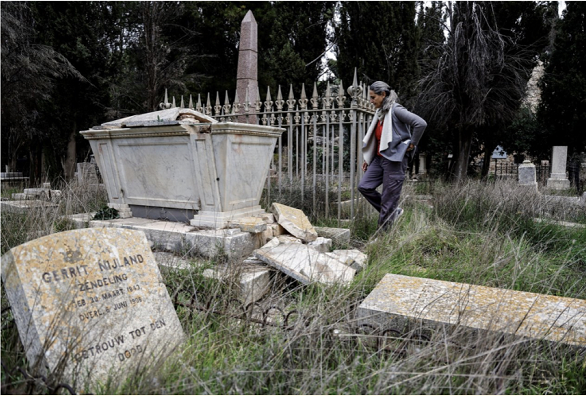 Heads of Churches in Jerusalem condemn vandalism by Israeli settlers on a cemetery