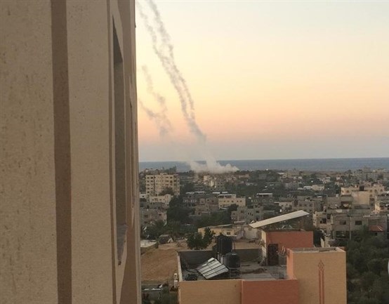 Mortar hits Israeli bus, one Israeli critically injured.