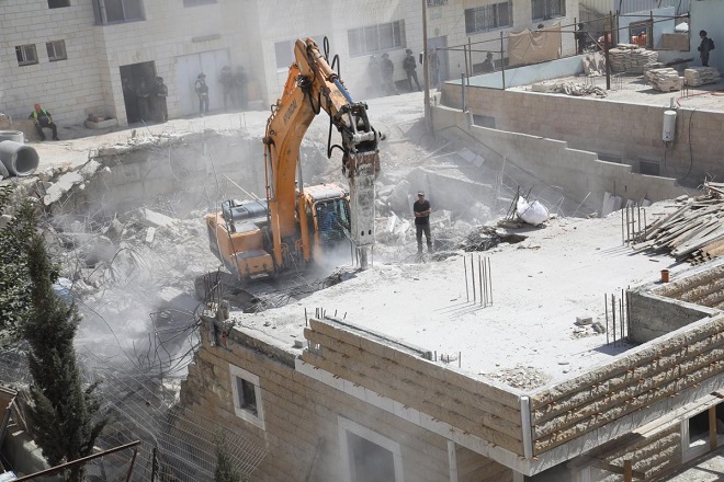 PA calls for Israel to be punished for demolishing Palestinian homes