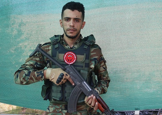 A military statement issued by the National Resistance Brigades (Martyr Omar al-Qasim Forces) mourns its martyred fighter, Hassan Muhammad Mansour