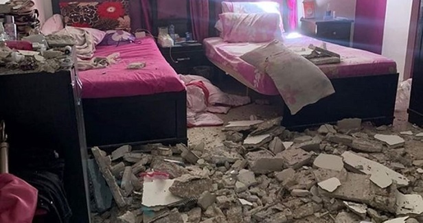 Palestinian woman injured in collapse of ceiling in refugee camp