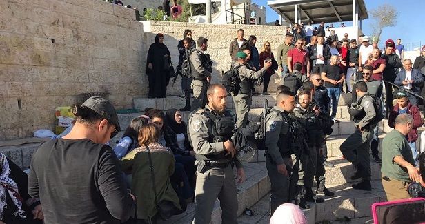 Israeli forces quell solidarity sit-in with Gaza