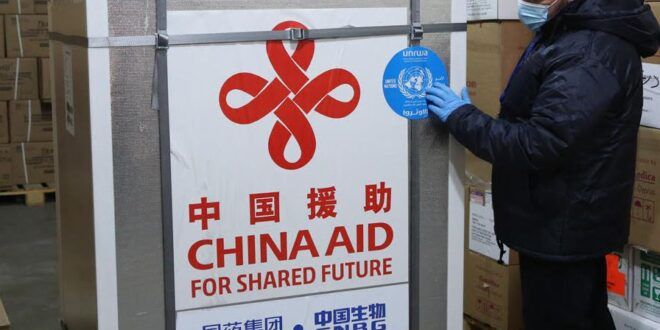 The Government of the People�s Republic of China provides COVID-19 vaccines to help protect Palestine refugees