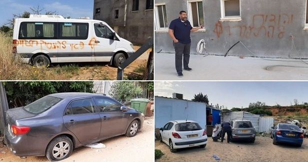 Jewish fanatics vandalize cars, property in Jisr az-Zarqa village
