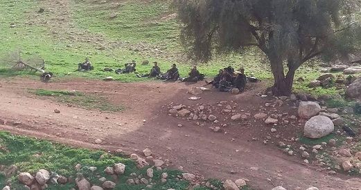 IOF levels land, builds military camp in Jordan Valley