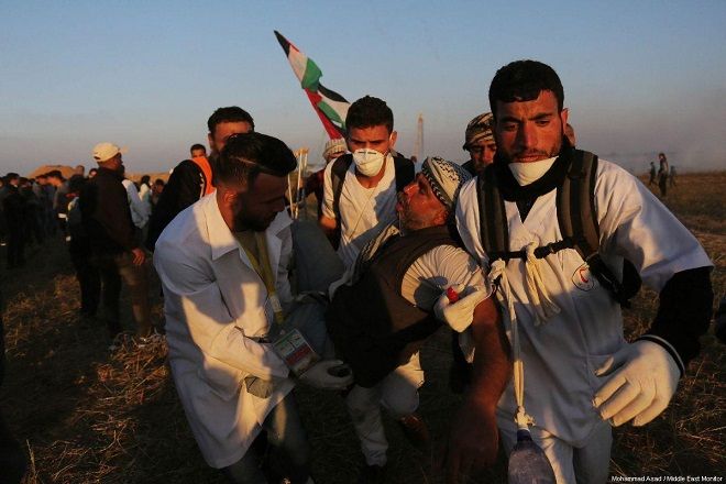 Israel deliberately wounding Palestinian civilians in Gaza