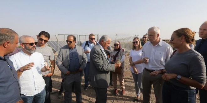 European Union Heads of Cooperation visit the Jordan Valley