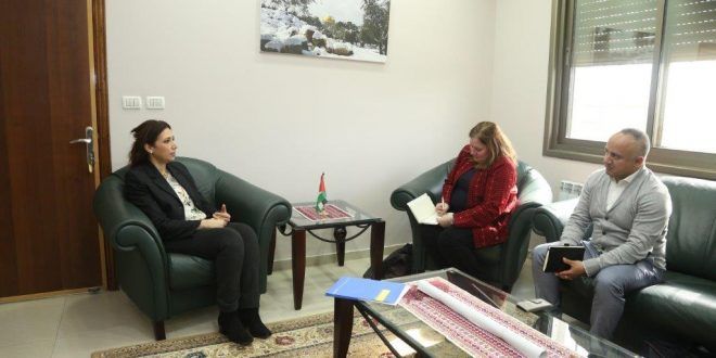 President of PCBS Receives New Head of UN-OCHA in Palestine