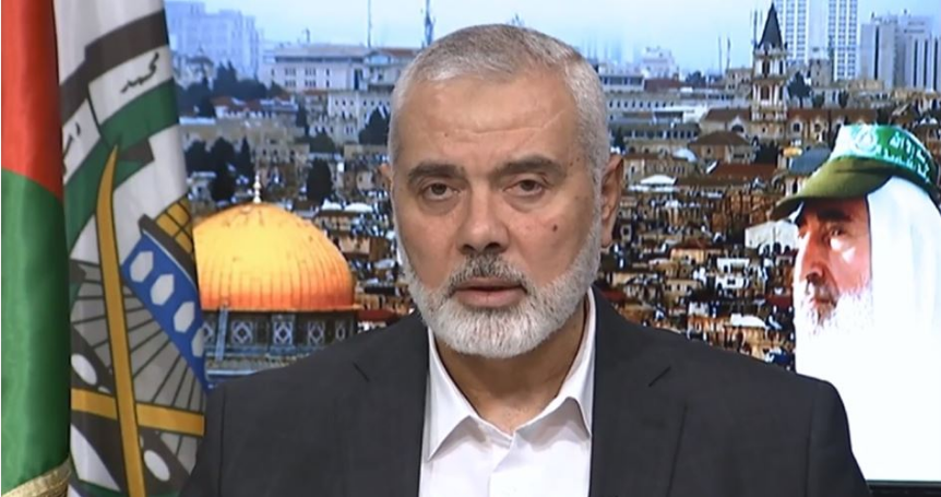 Haneyya: Hamas will not give up an iota of the Palestinian soil