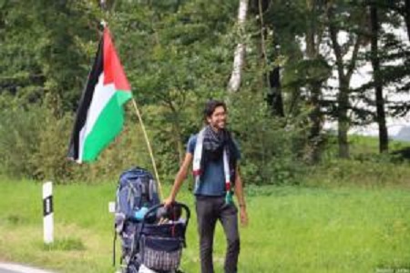 Swedish #WalkToPalestine activist reaches Slovakia