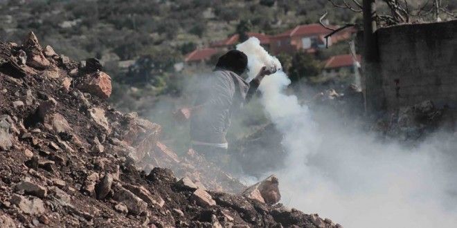 Palestinian injured during clashes in Birzeit