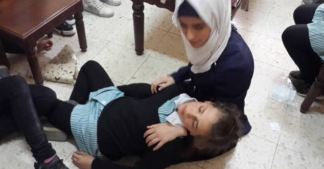 Israel attacks Palestinian school in Hebron with tear gas