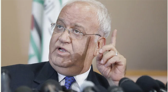 Palestinian chief negotiator urges Arabs to reconsider attending Bahrain workshop