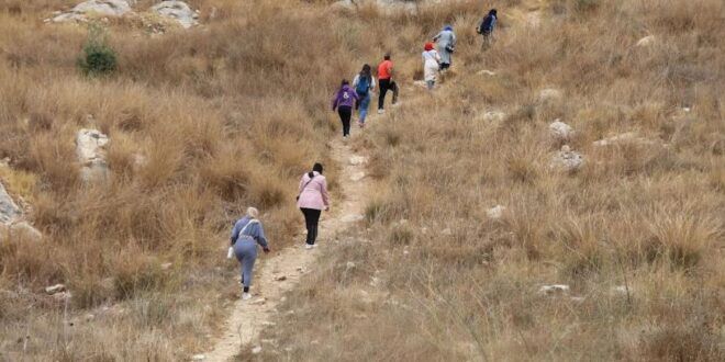 Participants in Earth walk call on world leaders meeting in Glasgow to protect Palestinian environment