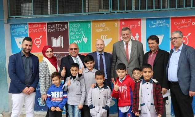 United Nations Special Coordinator for Lebanon and UNRWA Director in Lebanon visit Ein El Hilweh Palestine Refugee Camp