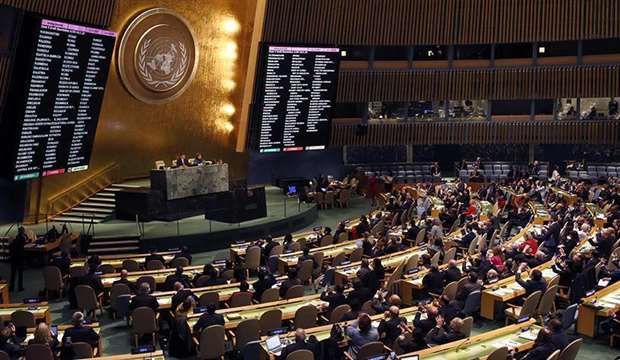 UN votes to ask ICJ opinion on Israel's occupation