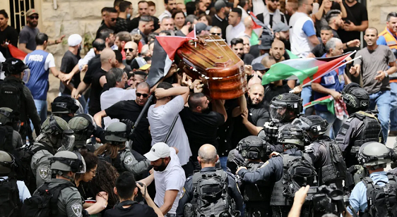 Israel arrests pallbearer beaten at journalist's funeral