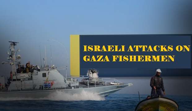 IOF attacks Gaza fishermen, wounds one of them