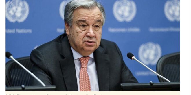 UN Chief remains concerned over deteriorating situation in Palestinian territories