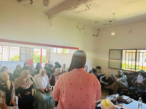المنظمة النسائية (ندى)» تنظم محاضرة توعوية حول حقوق ومسؤوليات بيئة العمل في مخيم الرشيدية