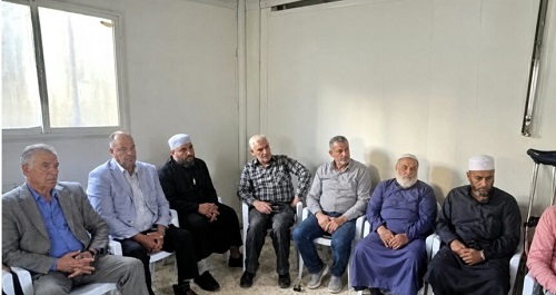 هيئة اللاجئين تبحث احتياجات مخيم الحسينية الخدمية والتنموية
