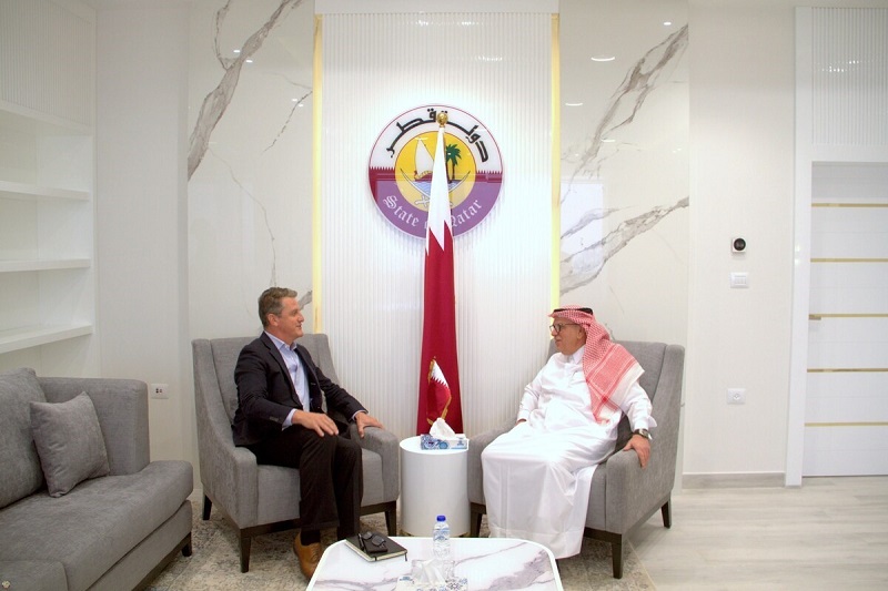 اجتماع بين قطر ووكالة 