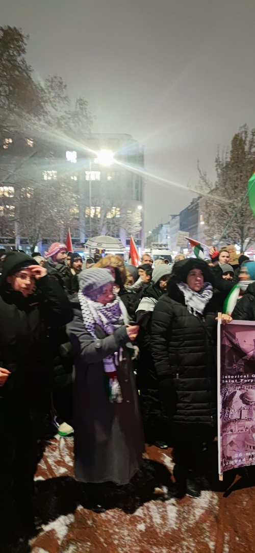 بمناسبة اليوم العالمي للتضامن مع الشعب الفلسطيني مظاهرة حاشدة في برلين